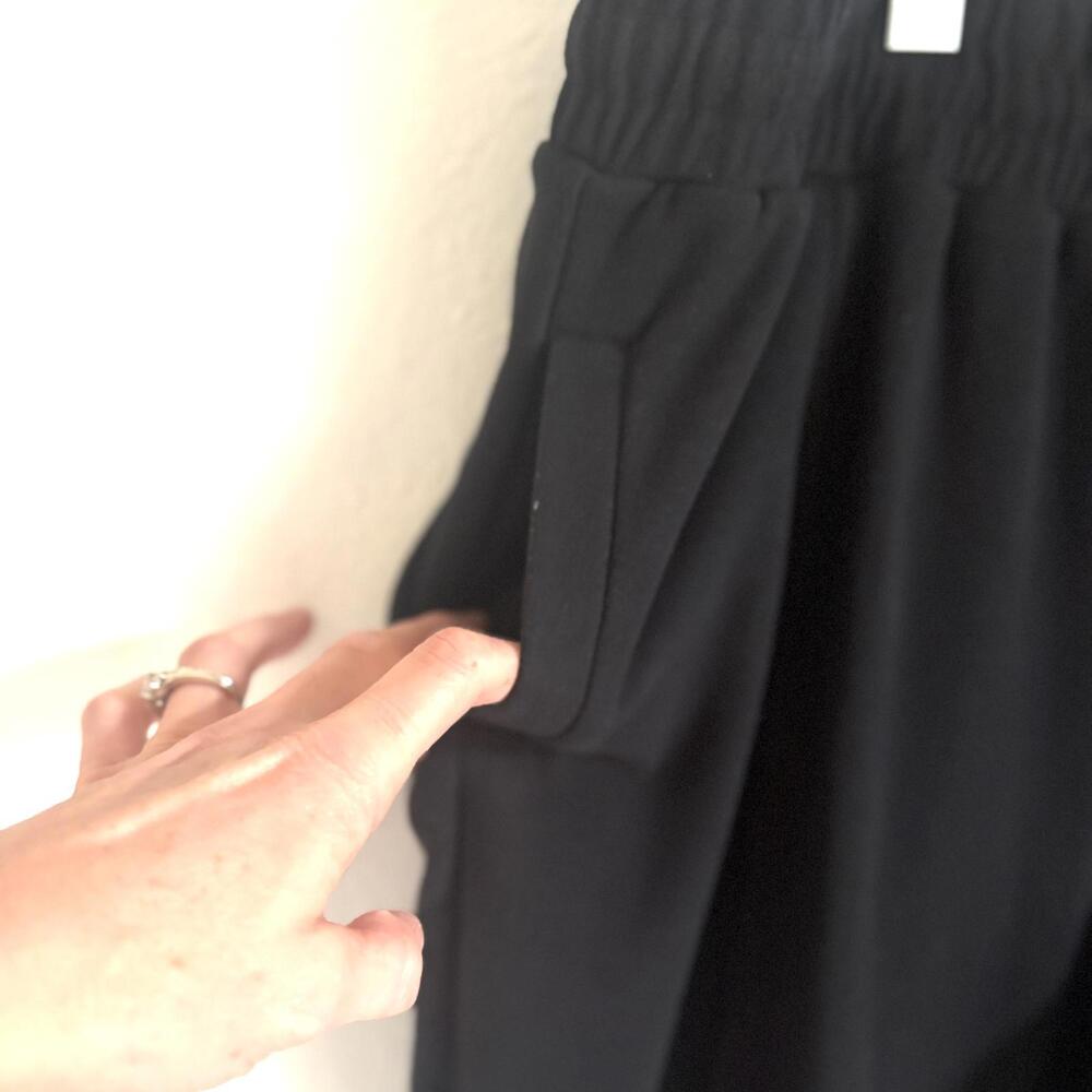 Mondetta | Women’s Black Fleece‎ Warm Front Back Seam Jogger Pants Size XXL - Picture 4 of 8